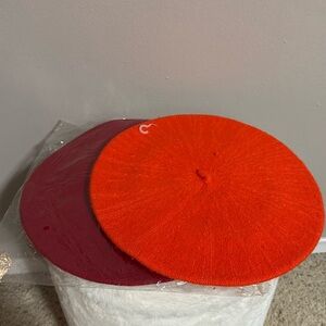 2 New never worn berets